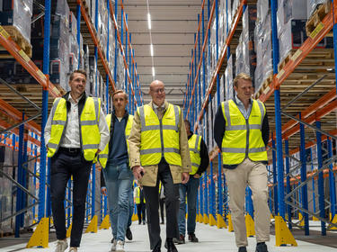 Inside Prologis warehouse in Skillingaryd